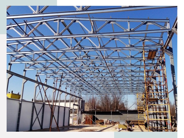 Строительство цехов в Серпухов от 610 руб. под ключ