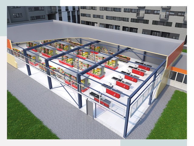 Строительство магазинов в Серпухов от 610 руб. за м²