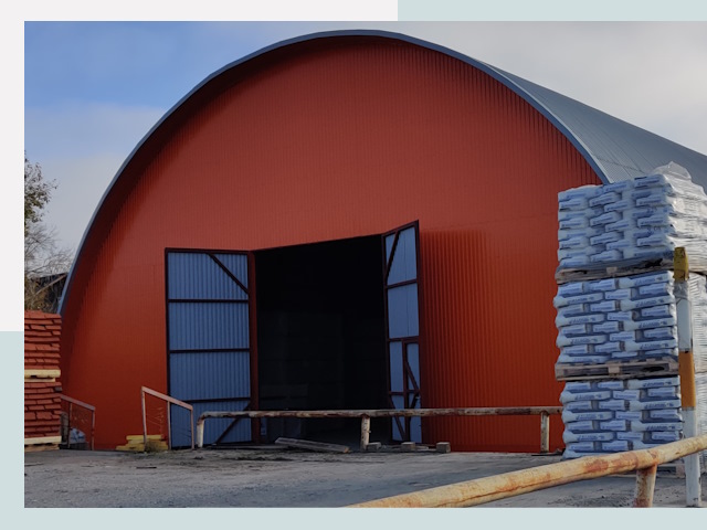 Полукруглые ангары по цене от 610 руб. в Серпухов