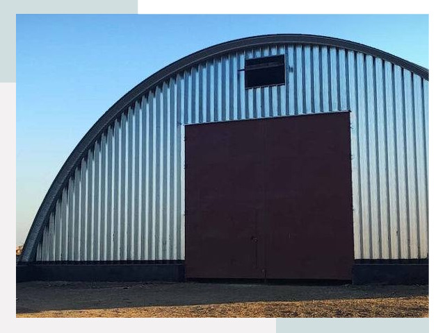Бескаркасные ангары в Серпухове