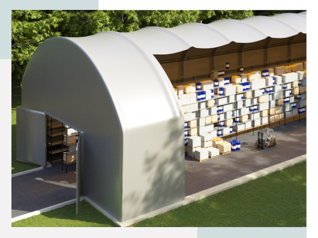 Тентовые ангары в Серпухове