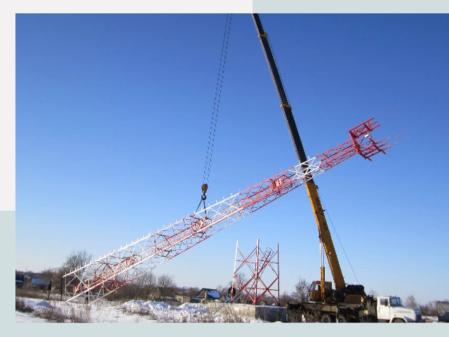 Строительство башен связи в Серпухове от 610 руб.