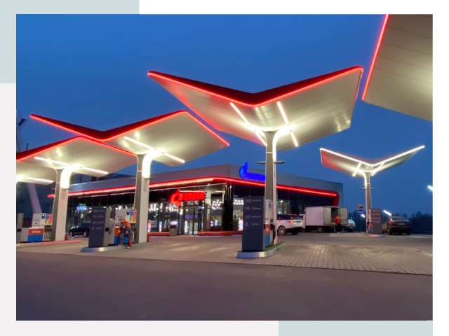 Навесы для АЗС в Серпухове