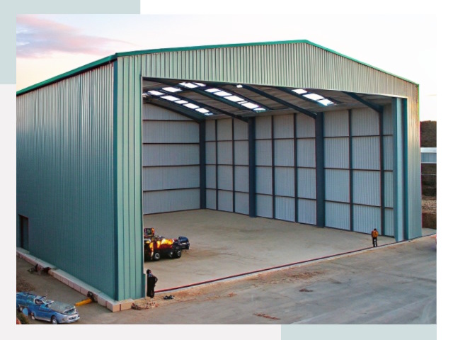 Строительство ангаров в Серпухове