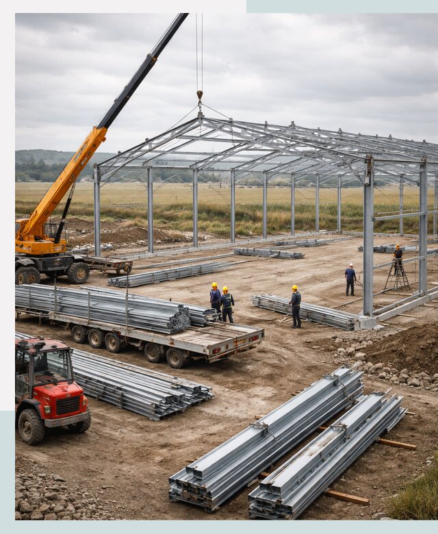 Строительство ангаров для сельхозтехники в Серпухове под ключ