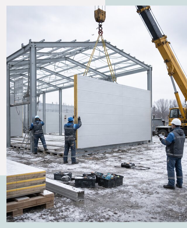 Строительство холодильных складов под ключ в Серпухове