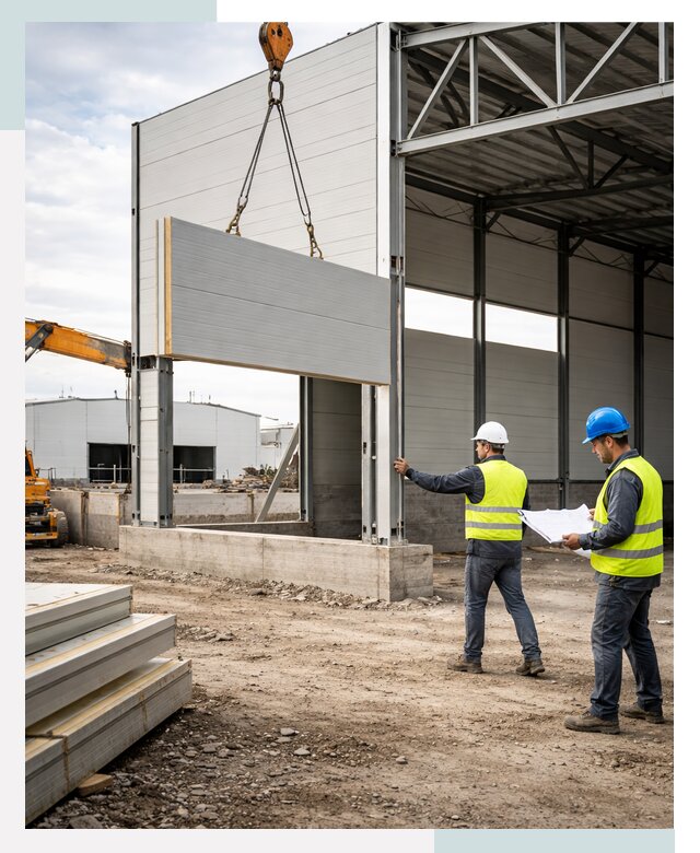 Склад из сэндвич панелей под ключ в Серпухове от 9653 р. | СтальСтрой-Срп