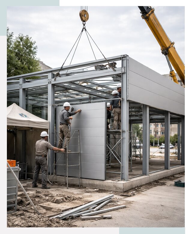 СтальСтрой-Срп: торговый павильон под ключ в Серпухове от 35564 р.