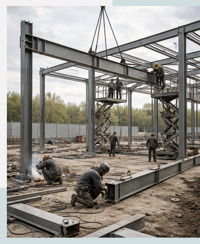 Строительство выставочных павильонов из металлоконструкций в Серпухове