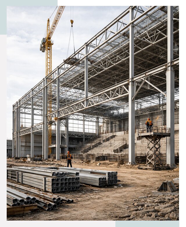 Строительство спортивных комплексов в Серпухове от 30483 р. | СтальСтрой-Срп