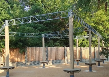 Терраса из металлоконструкций под ключ, проектирование, изготовление и монтаж от СтальСтрой-Срп